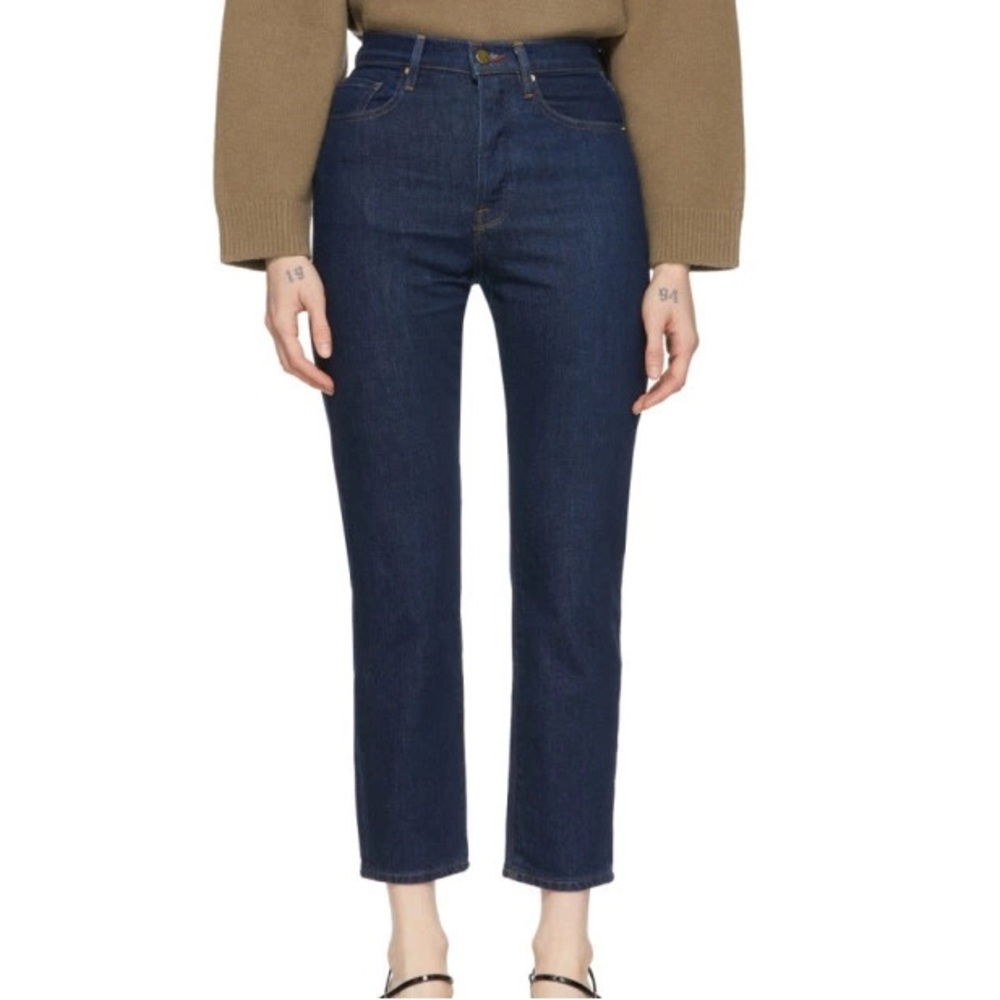 Frame Le Original jeans in Dark Wash / Vintage Rinse